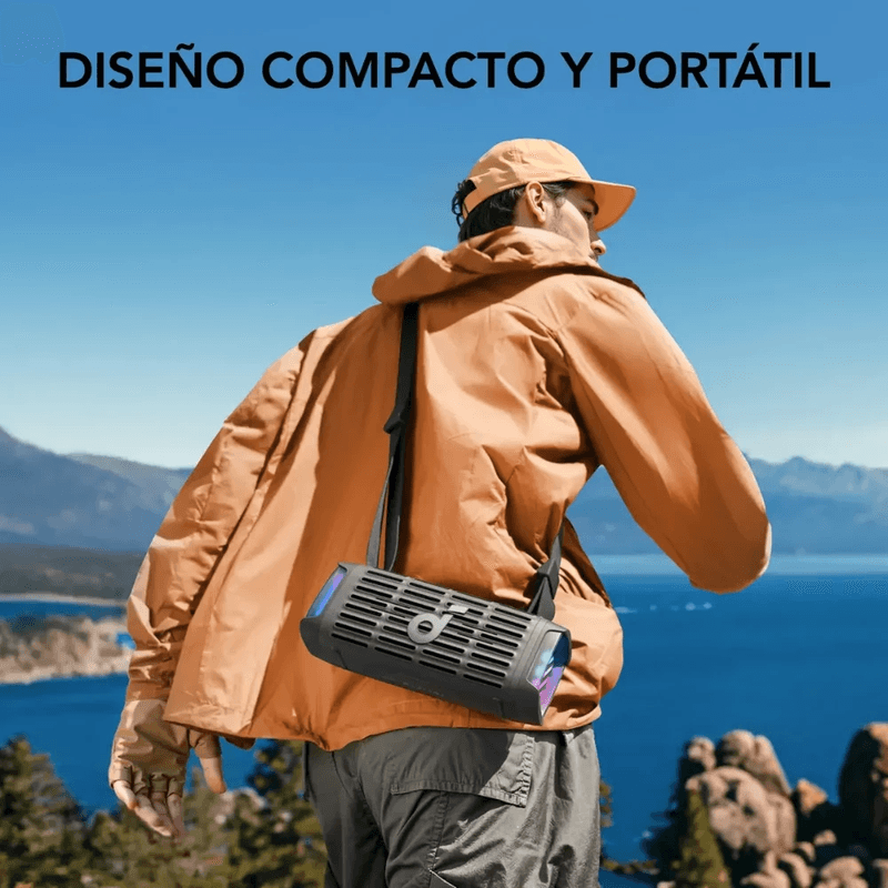 Parlante Bluetooth Soundcore Boom 3i 50 W IP68 16 h negro compacto