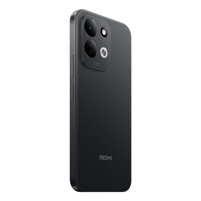 Xiaomi Redmi 17 4G 128GB 4GB RAM negro dorsal oblicuo