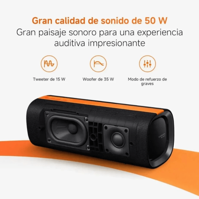 Parlante Bluetooth Xiaomi Sound Party 50 W IP67 26 h negro características