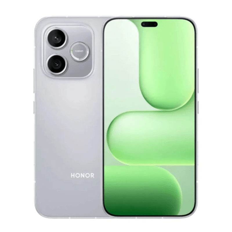 Celular Honor 600e 5G 512 GB 8 GB RAM 108 MP gris frontal