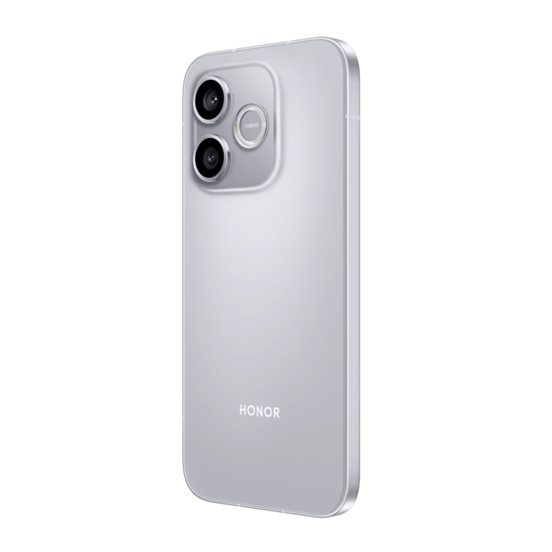 Celular Honor 600e 5G 512 GB 8 GB RAM 108 MP gris oblicuo