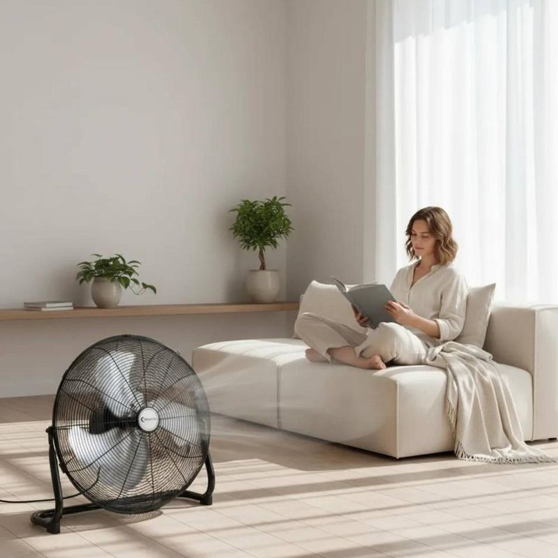 Ventilador Trevely VT-20A 20 pulgadas 110W negro garantía