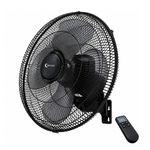 Ventilador de pared Trevely 20 pulgadas 135 W negro frontal oblicuo