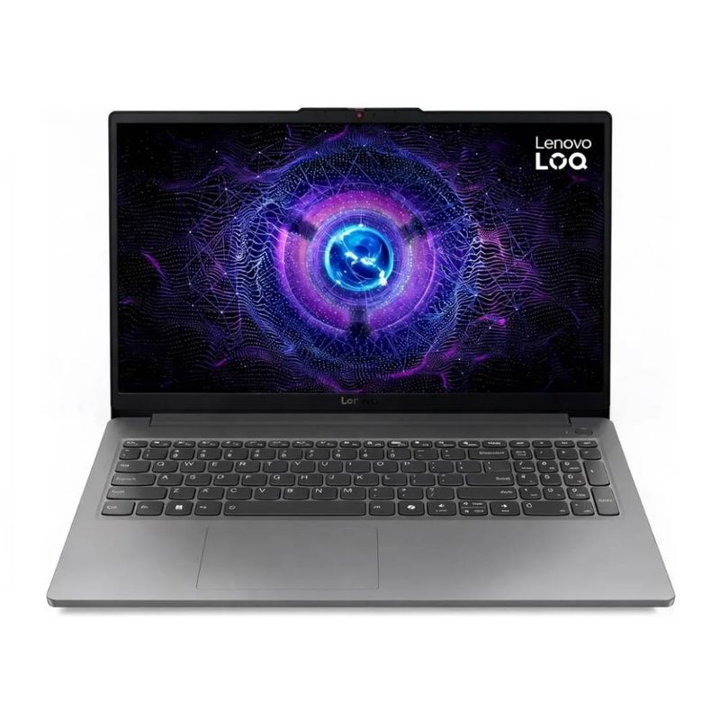 Laptop Lenovo LOQ 15IAX9E Core i5 RTX 3050 512GB SSD gris frontal