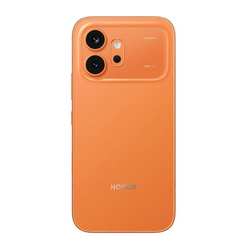 Celular Honor 600 5G 512 GB 8 GB RAM 200 MP naranja posterior