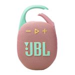 Parlante Bluetooth JBL Clip 5 7 W IP67 15 h rosado frontal