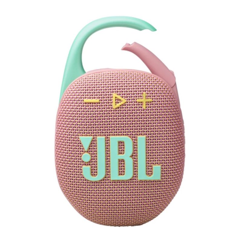 Parlante Bluetooth JBL Clip 5 7 W IP67 15 h rosado frontal