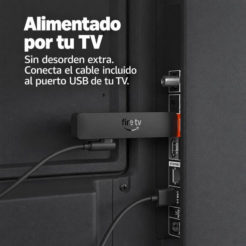 Amazon Fire TV Stick HD 2026 Wi-Fi 6 negro especificación