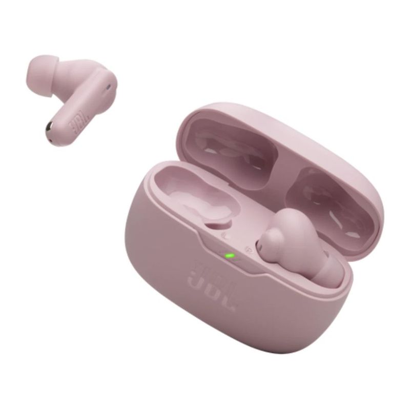 Audífonos JBL Wave Beam 2 TWS Bluetooth 5.3 ANC rosado in-ear