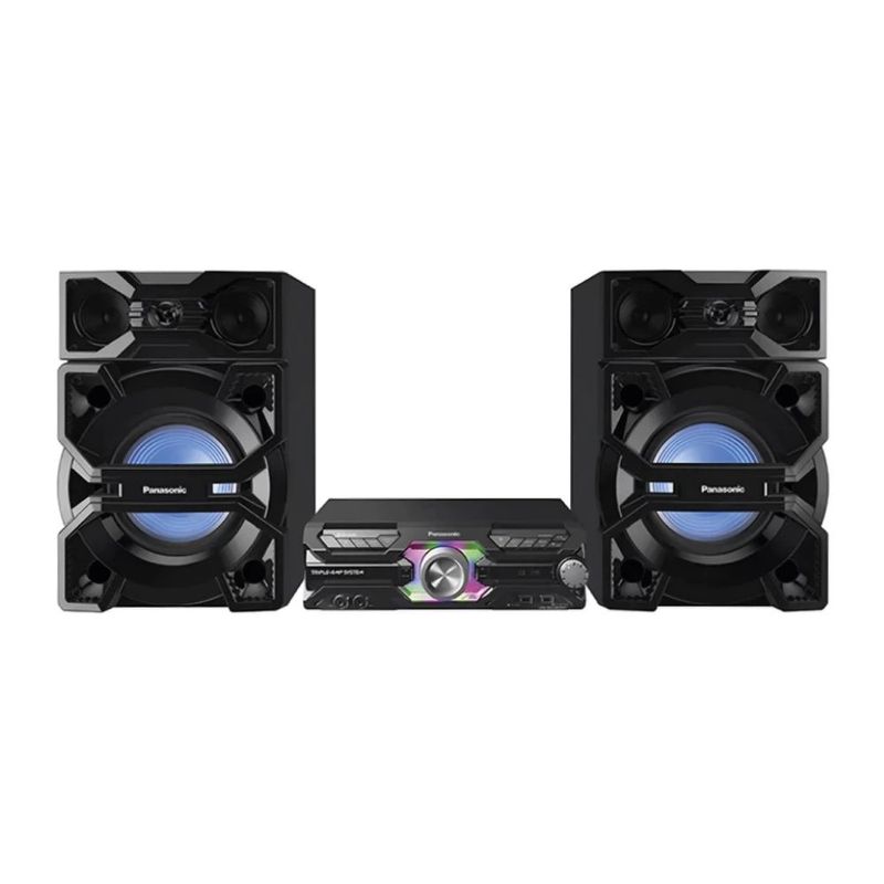 Equipo de sonido Panasonic SC-MAX3600 Bluetooth USB FM negro frontal