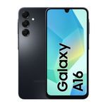 Samsung Galaxy A16 4G 128 GB 4 GB RAM AMOLED negro frontal