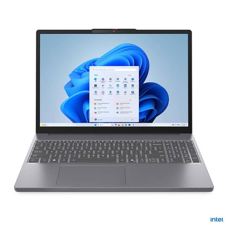 Laptop Lenovo IdeaPad Slim 3 i5 8GB RAM 512GB SSD gris frontal