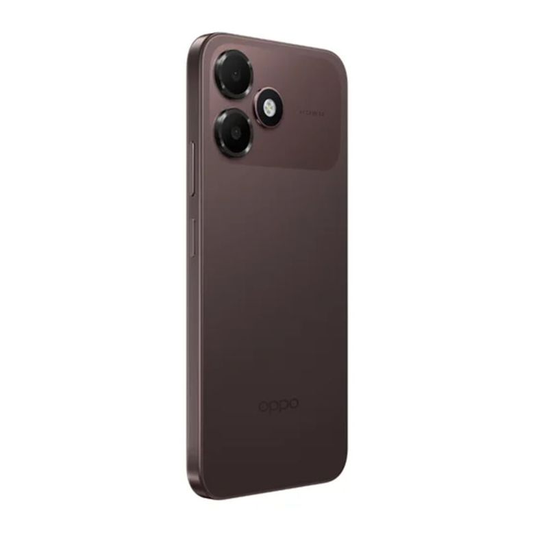 Oppo A6C 4G 128 GB 4 GB RAM cámaras 13 MP y 5 MP café dorsal oblicuo