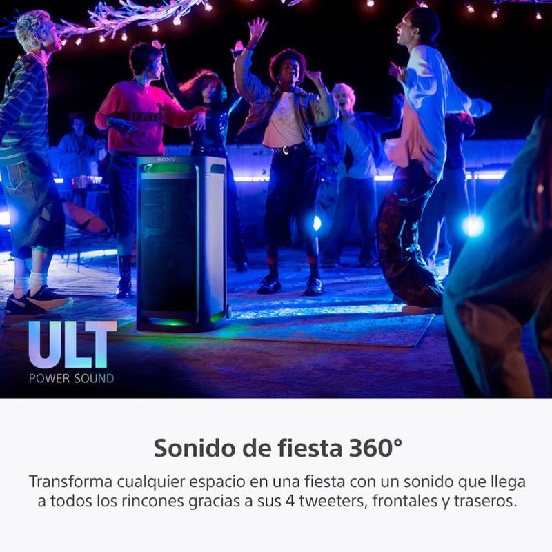 Parlante de torre Sony Ult Tower 9AC Bluetooth 5.3 karaoke sonido 360°