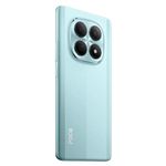 Celular Xiaomi Poco M8 Pro 5G, 512 GB, 8 GB RAM, en verde dorsal oblicuo