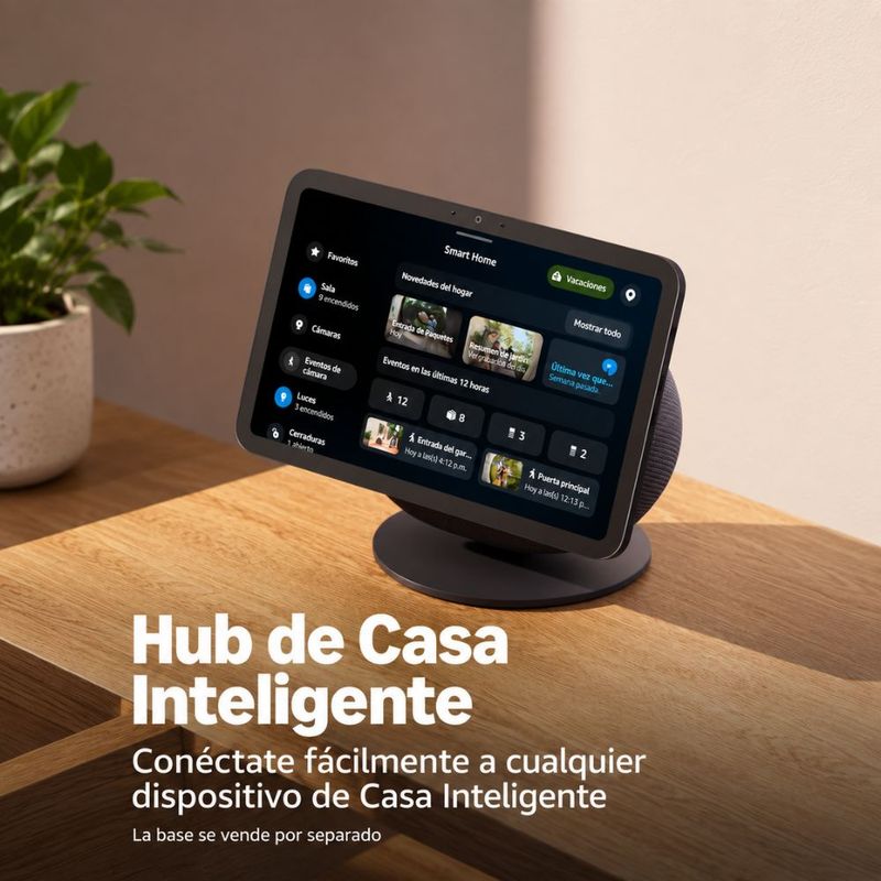 Amazon Echo Show 8 4ta Gen 8.7 Alexa audio espacial negro uso