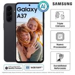 Celular Samsung Galaxy A37 5G, 256 GB y 8 GB de RAM, gris características