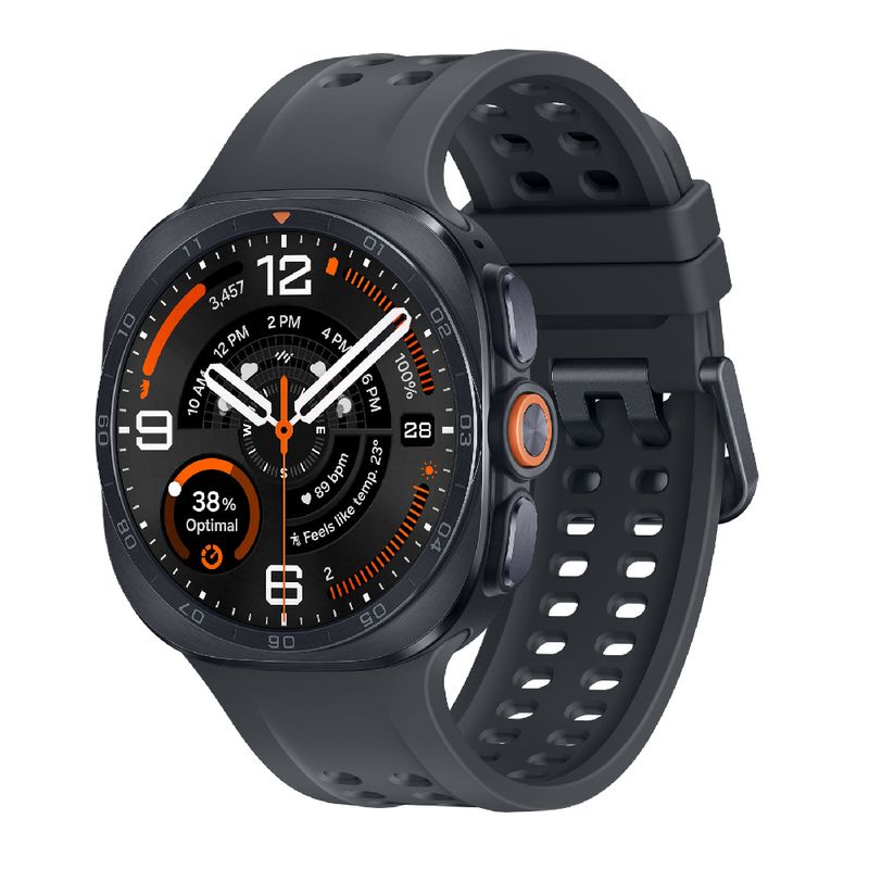 Smartwatch Samsung Galaxy Watch Ultra 2, con LTE, negro frontal oblicuo