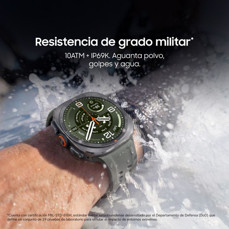 Smartwatch Samsung Galaxy Watch Ultra 2, con LTE, negro resistencia