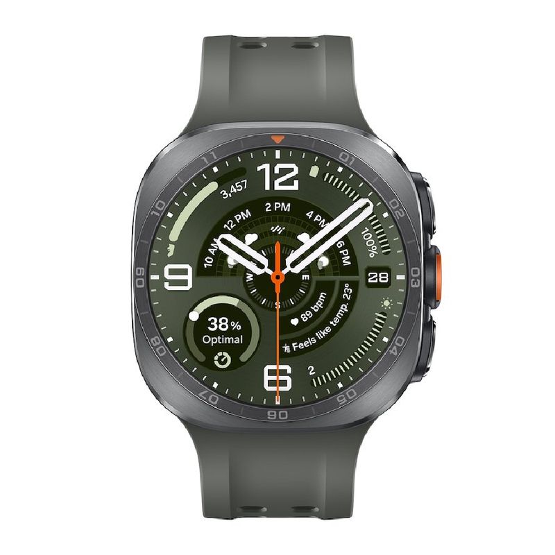 Smartwatch Samsung Galaxy Watch Ultra 2, con LTE, plateado frontal