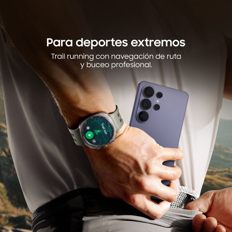 Smartwatch Samsung Galaxy Watch Ultra 2, con LTE, plateado garantía