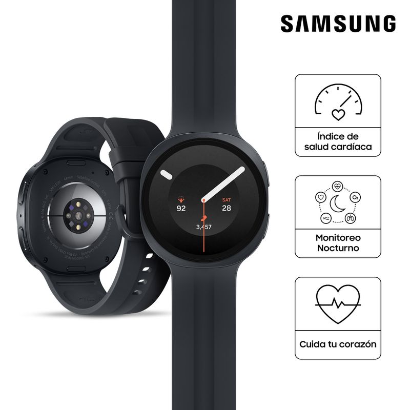 Smartwatch Samsung Galaxy Watch 9 44 mm, bluetooth, negro