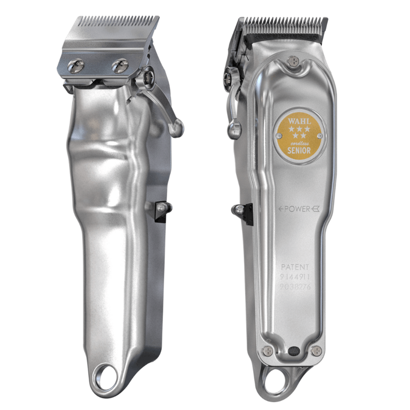 Cortadora Wahl Cordless Senior Metal Edition, inalámbrica frontal oblicuo