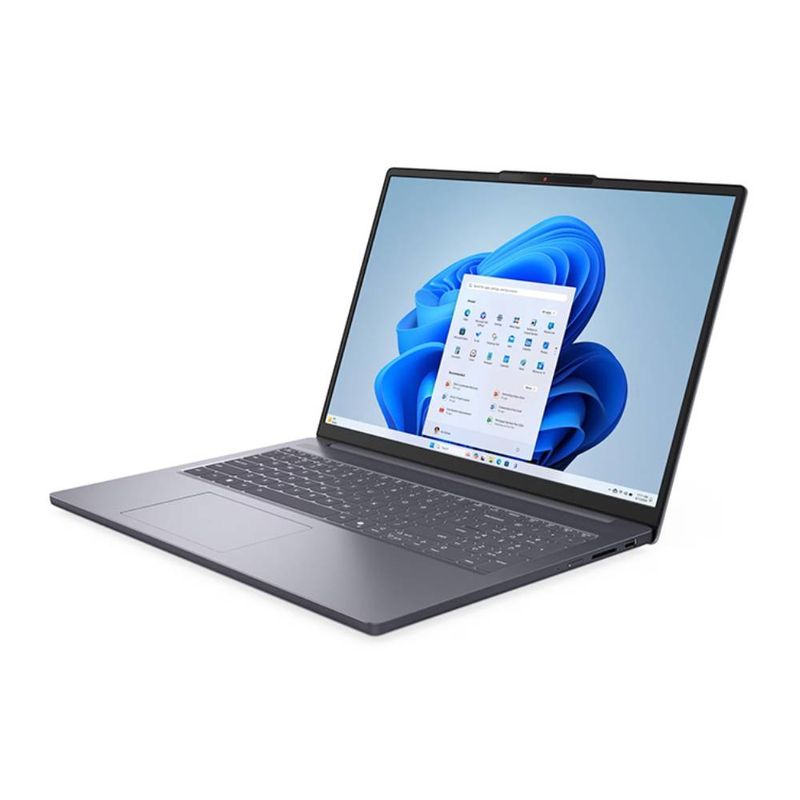 Laptop Lenovo IdeaPad Slim 3 i5 16GB RAM 512GB SSD gris frontal oblicuo