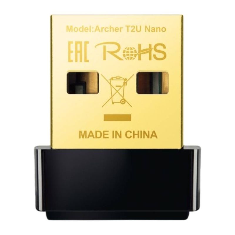 Adaptador USB TP-Link Archer T2U Nano Wi-Fi 5 frontal