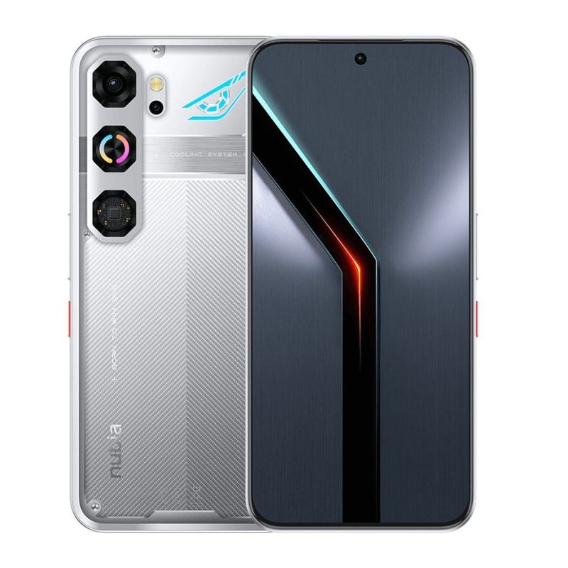 Celular ZTE Nubia Neo 5 GT 5G 256 GB 8 GB RAM plateado frontal