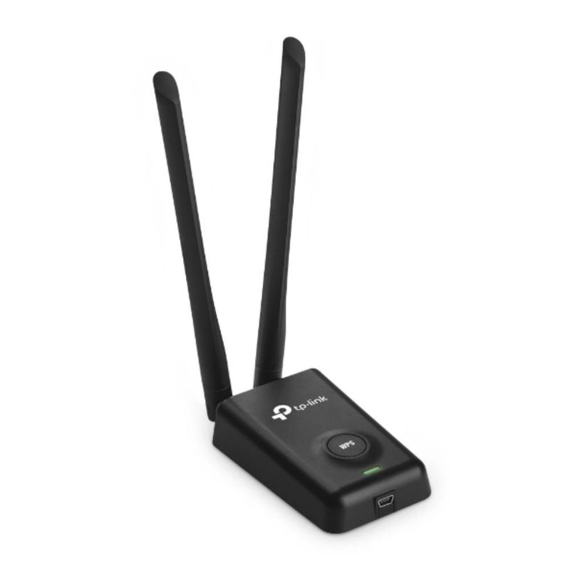 Adaptador USB Wi-Fi TP-Link TL-WN8200ND 300Mbps negro frontal oblicuo