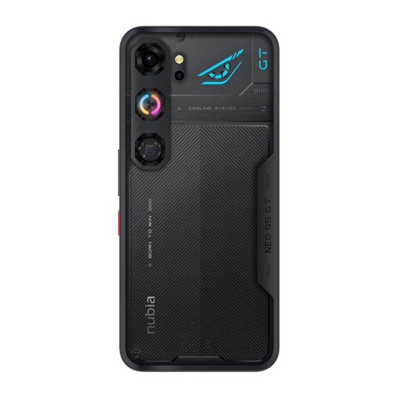 Celular ZTE Nubia Neo 5 GT 5G 256 GB 8 GB RAM negro posterior