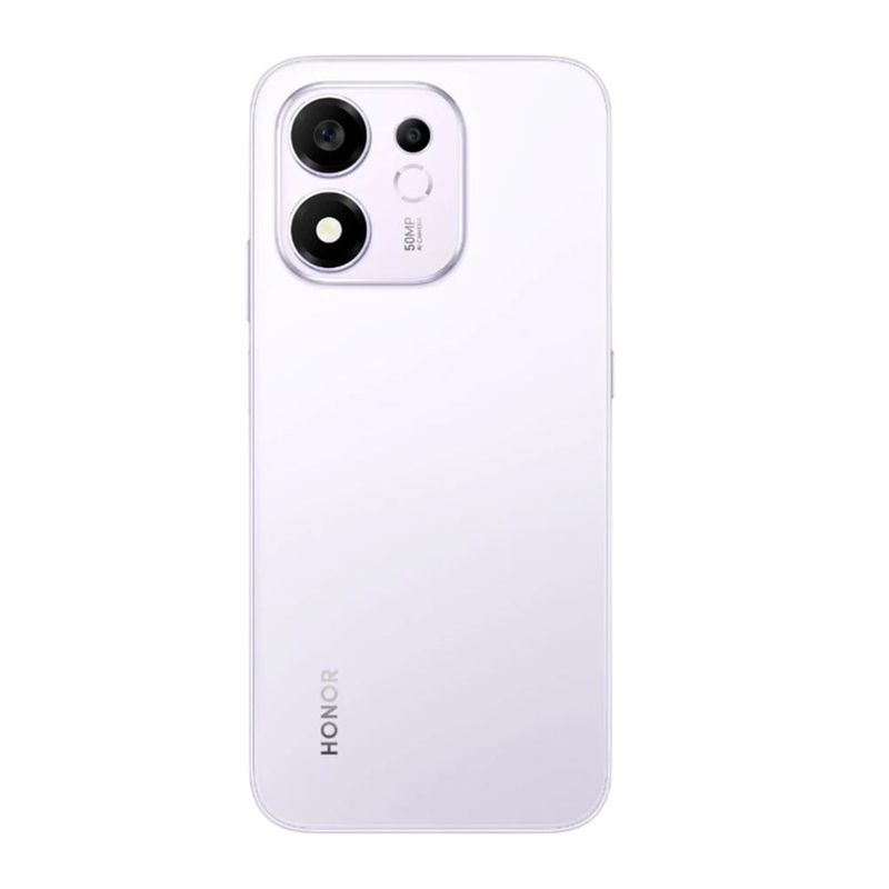 Celular Honor 600 Smart 5G 256 GB 6 GB RAM 8100 mAh morado posterior