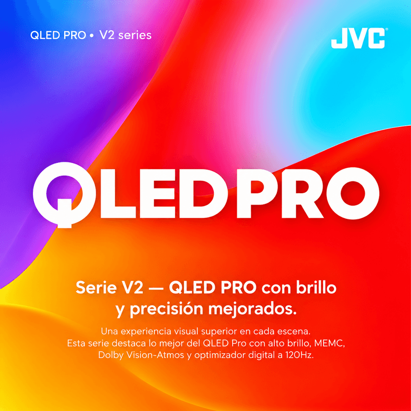 Smart TV JVC LT-58KM858 58 4K QLED Google TV tecnologia