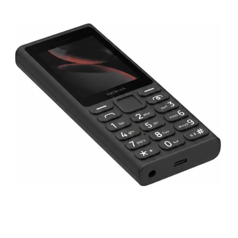 Celular Nokia 105 4G 128 MB 48 MB RAM Dual SIM negro batería 1450 mAh