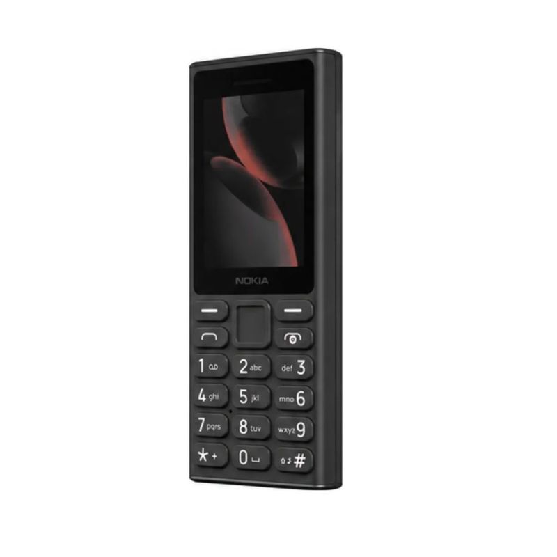 Celular Nokia 105 4G 128 MB 48 MB RAM Dual SIM negro pantalla 1.8 pulgadas