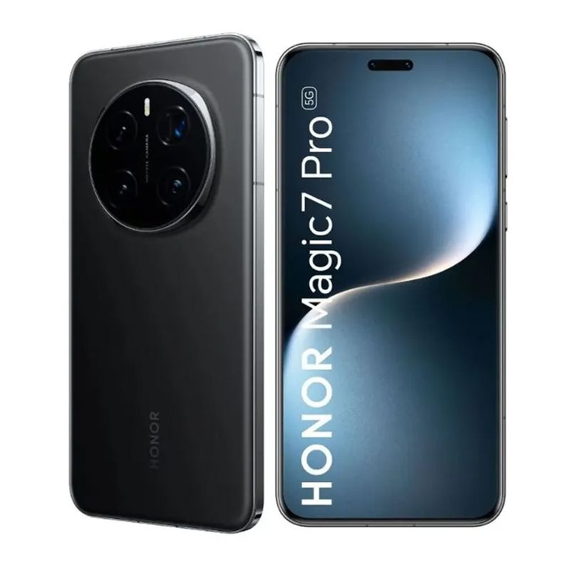 Celular Honor Magic 7 Pro 5G 512 GB 12 GB RAM frontal dorsal