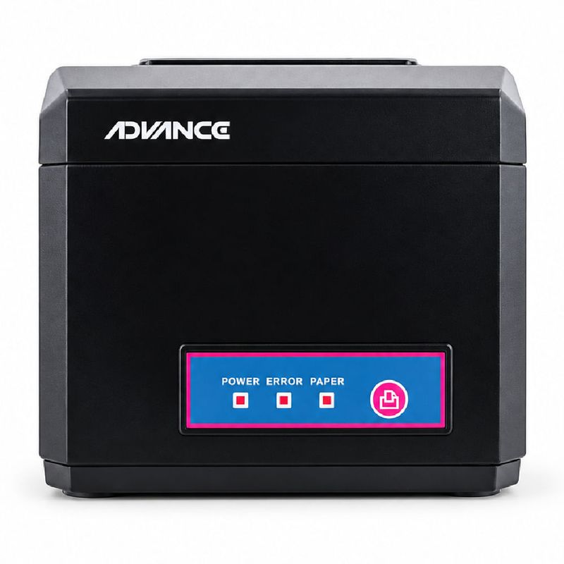 Impresora térmica Advance ADV-8011N para recibos, Bluetooth frontal