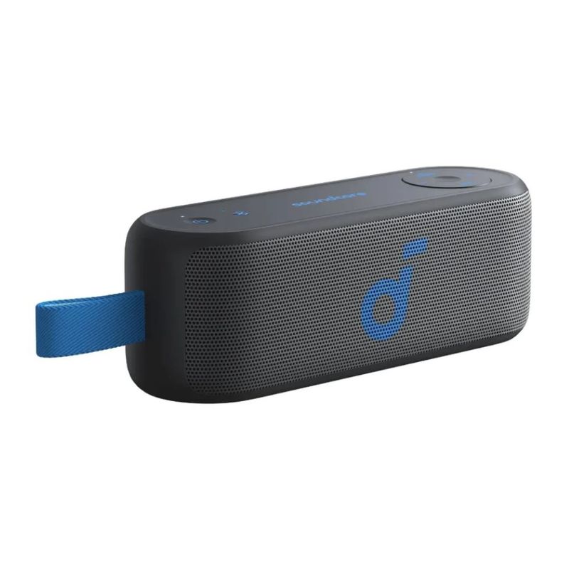 Parlante Soundcore Select 3 Bluetooth 5.0 16 W IPX7 negro frontal oblicuo
