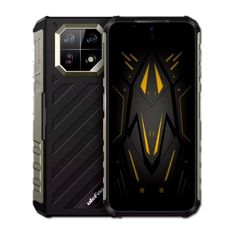 Celular Ulefone Armor 22 4G 256 GB 8 GB RAM IP68 negro frontal