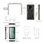 Celular Ulefone Armor 22 4G 256 GB 8 GB RAM IP68 negro detalles
