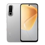 Celular Infinix Hot 70 4G, 256 GB y 4 GB RAM, color plateado frontal