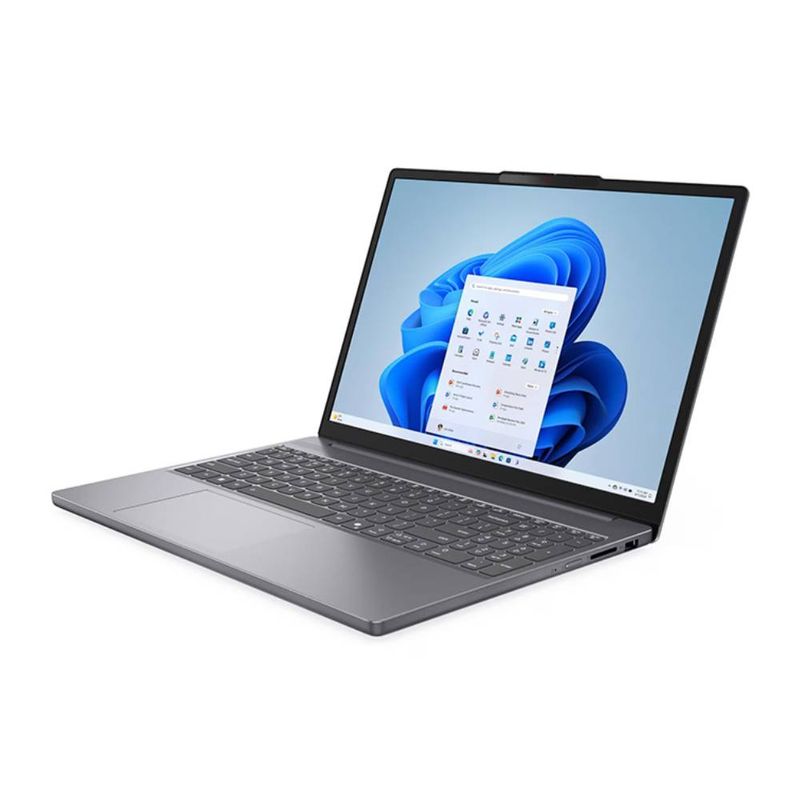 Laptop Lenovo IdeaPad Slim 3 i7 16GB 512GB gris frontal oblicuo