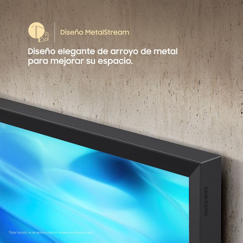 Smart TV Samsung 75 pulgadas 4K MiniLED M70H 2026 diseño