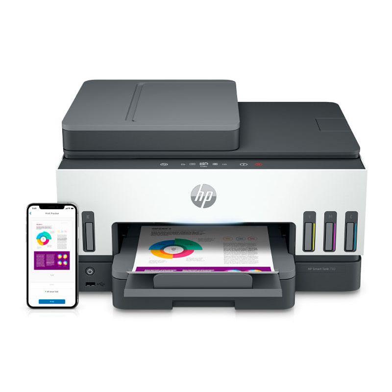 Impresora HP Smart Tank 790 Wi-Fi y doble cara automática app