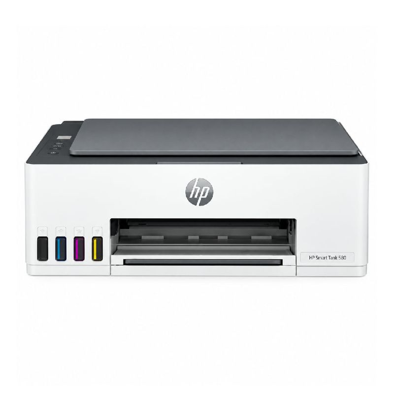 Impresora HP Smart Tank 580 Wi-Fi con tanques recargables frontal