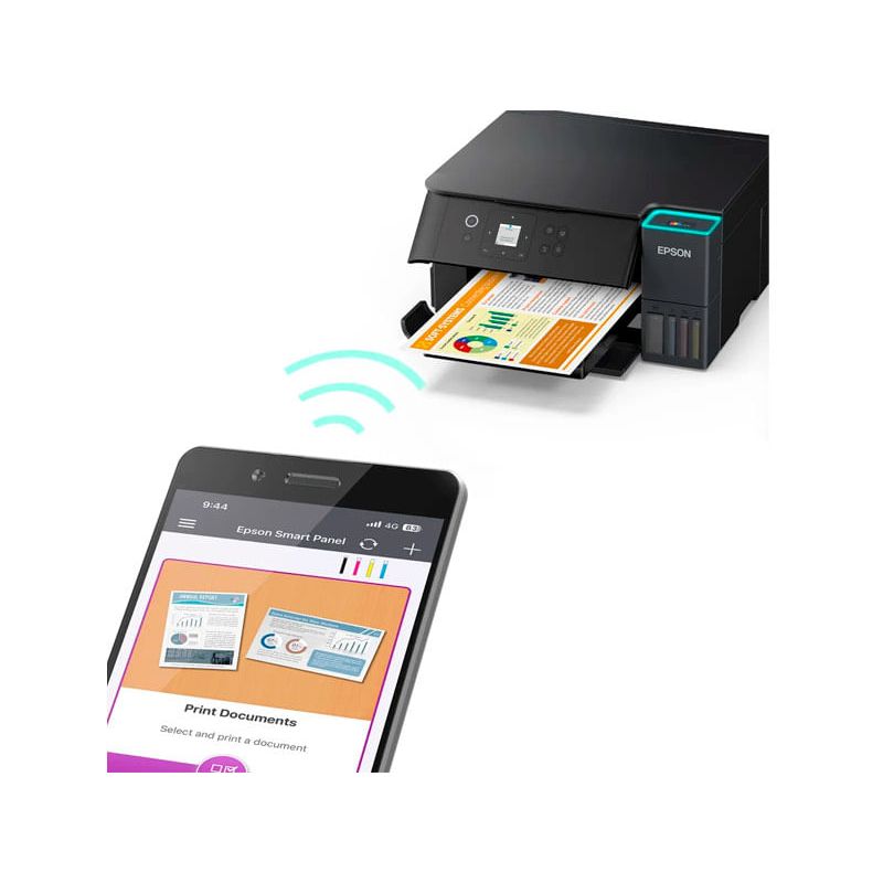 Impresora Epson EcoTank L4360 Wi-Fi, doble cara automática app