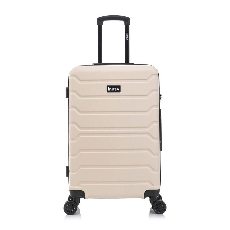 Maleta de bodega InUSA Trend 61 cm 15 kg ABS arena frontal