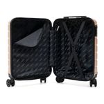 Maleta de cabina InUSA Trend 47 cm 10 kg ABS 360° champagne estructura
