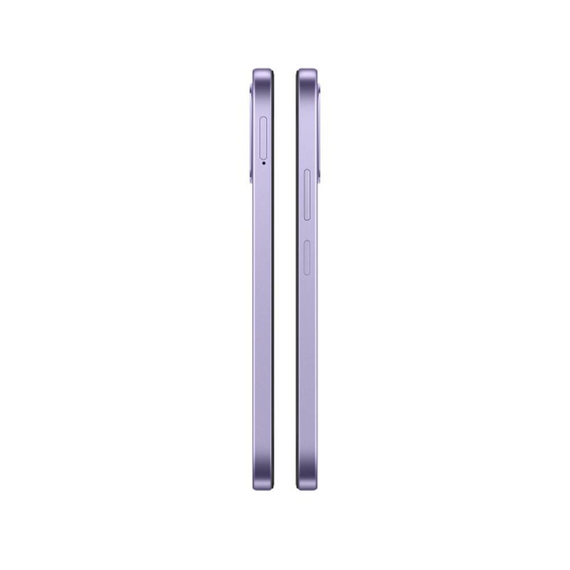 Oppo A6x 5G morado: batería de 6500 mAh y carga de 45 W lateral